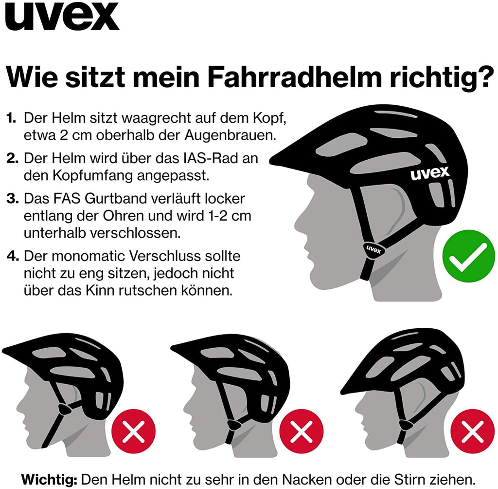 Uvex QUATRO Fahrradhelm white mat black Unisex