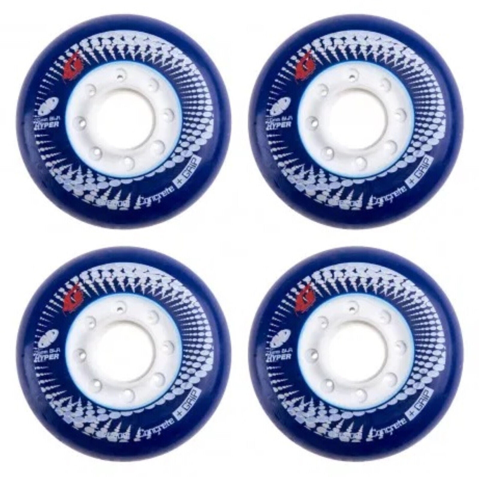 Hyper Rims Hyper Wheels Concrete +Grip Performance Outdoor 4er oder 8er Set Rolle