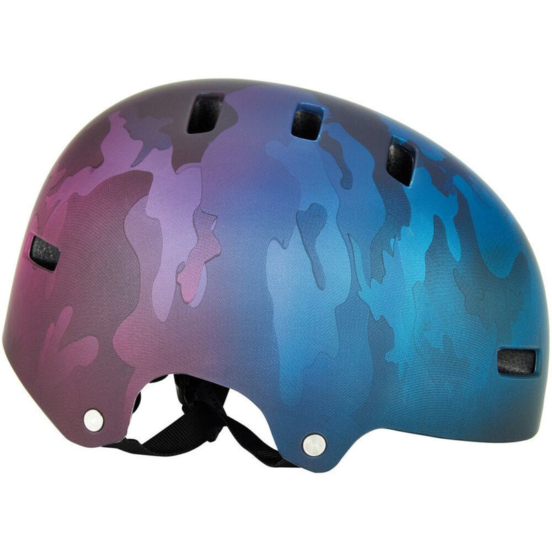 Bell Span Fahrradhelm Radhelm Bikehelm Schutzhelm Fahrrad Bike Helm Kinder matte purple blue camo Gr. S (51-55 cm) j23