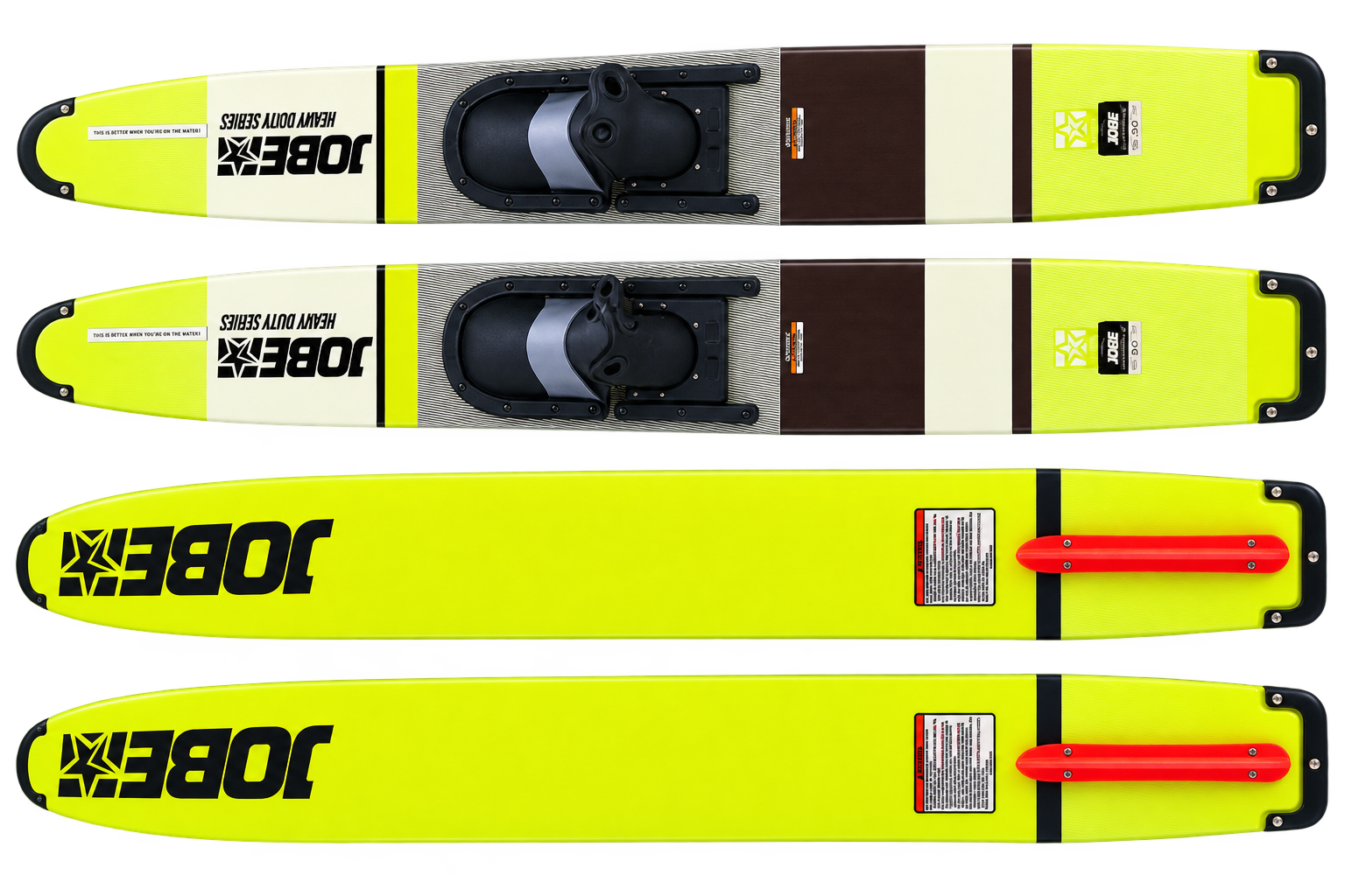 Jobe HEMI Combo Wasserski Set  65" 165 cm Test Freizeit Slalom Paarski OG-128