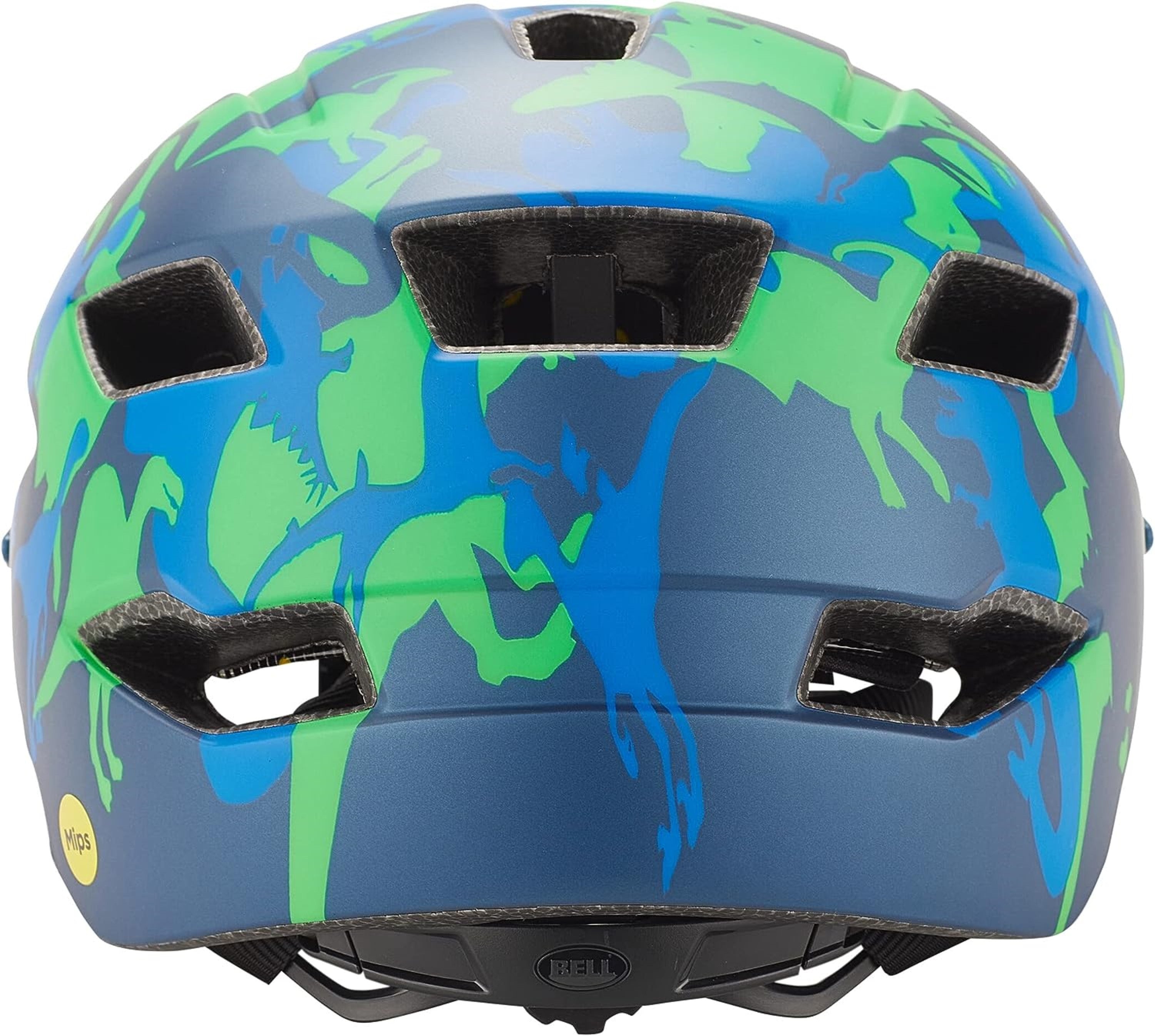 Bell Sidetrack Youth Mips Fahrradhelm Radhelm Bikehelm Schutzhelm Fahrrad Bike Helm Youth matte blue camosaurus Gr. Universal Child (50-57 cm) j23