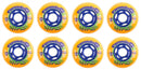 Hyper Inline Wheels Formula G Era Hockey Indoor 4er oder 8er Set Rollen - 72mm / 76 A orange