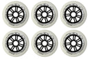 FILA Verso Wheels Inline Räder Skates 4er, 6er oder 8er Set Rollen - 110mm / 84 A white j24