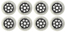 FILA Verso Wheels Inline Räder Skates 4er, 6er oder 8er Set Rollen - 110mm / 84 A white j24