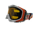 UVEX g.gl 300 TO white-orange - OHNE WECHSELSCHEIBE Snowboard Ski Brille
