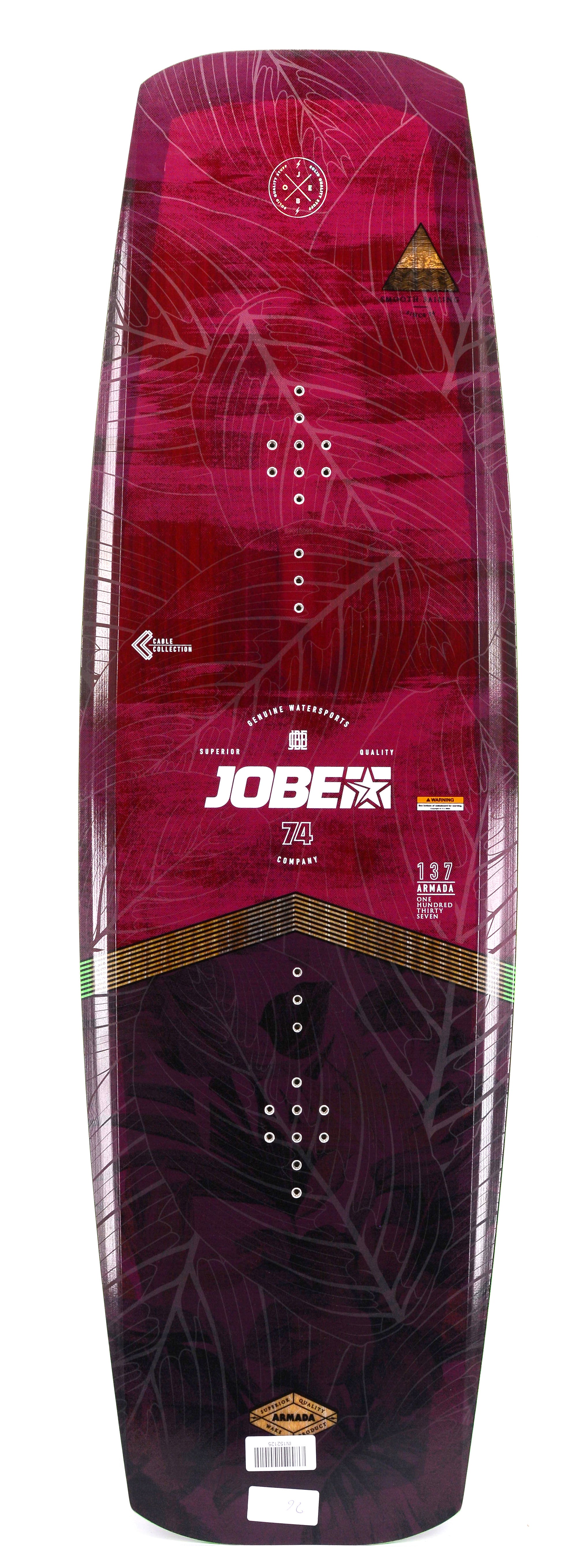 Jobe Armada Wakeboard 137 cm Boot Cable Board Wakeboard Top Zustand OG16-43