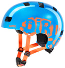 Kid 3 dirtbike blue orange Kinder Fahrradhelm