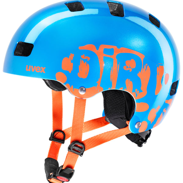 fahrradhelm blau kinder Kid 3 dirtbike blue orange Kinder Fahrradhelm