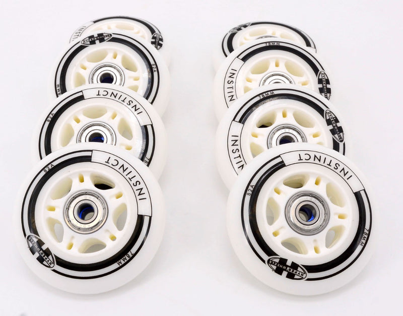 Hyper INSTINCT Rollenset 78mm/82A - ABEC9 + 8mm Spacer