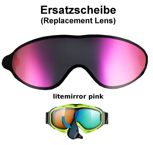 uvex COMANCHE TO/TOP Ersatzscheibe Pink