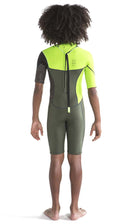 Jobe Boston Shorty 2 mm Army Green Neoprenanzug Kind Wellenreiten NEU Surfen J19