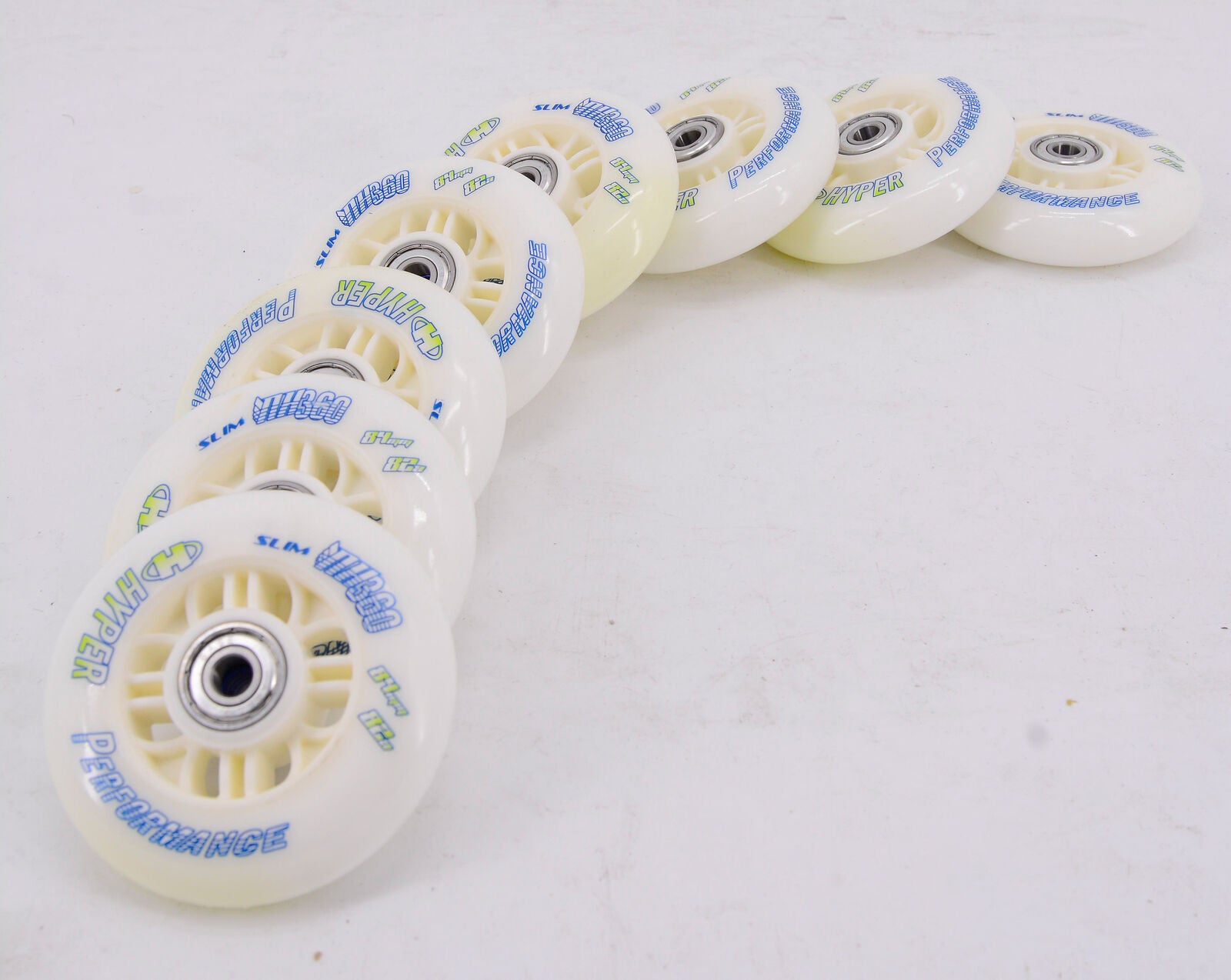 Hyper NX360 Rollenset 84mm/82A ABEC7 + 8mm Spacer