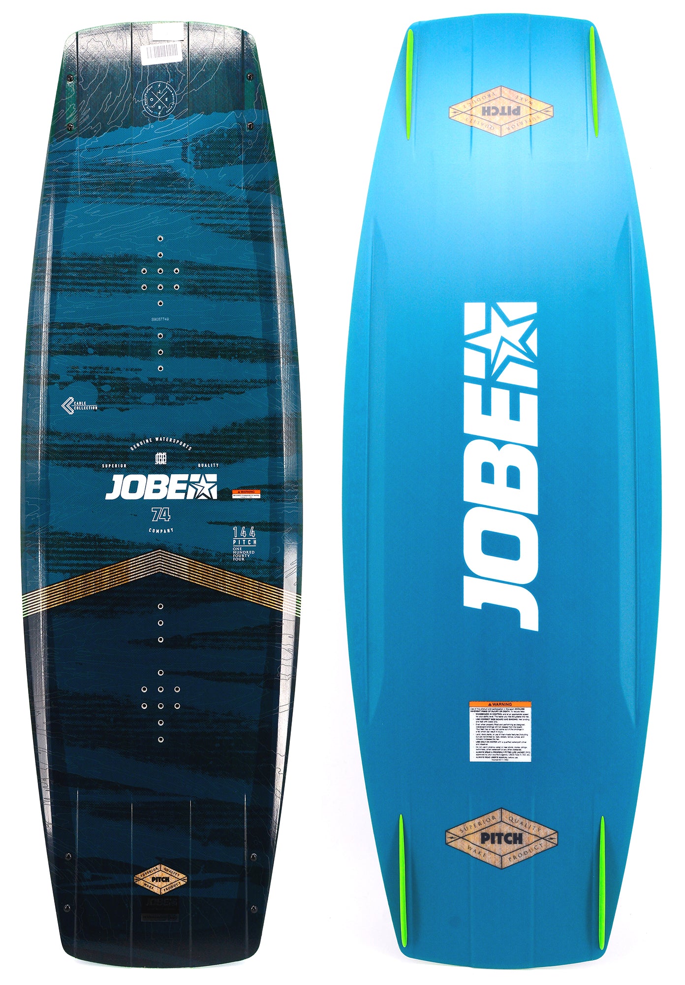 Jobe PITCH Wakeboard 144 cm Boot Cable Board Wakeboard Wassersport OG16-09