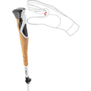 Leki Faltstock Cross Traill FX SuperLite white-green - 110-13cm M