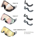 CP Foam Schaumauflage für CP Helmvisiere sportlichere abgeflachte Boden Visier Form 2.7 (dicke Linie)