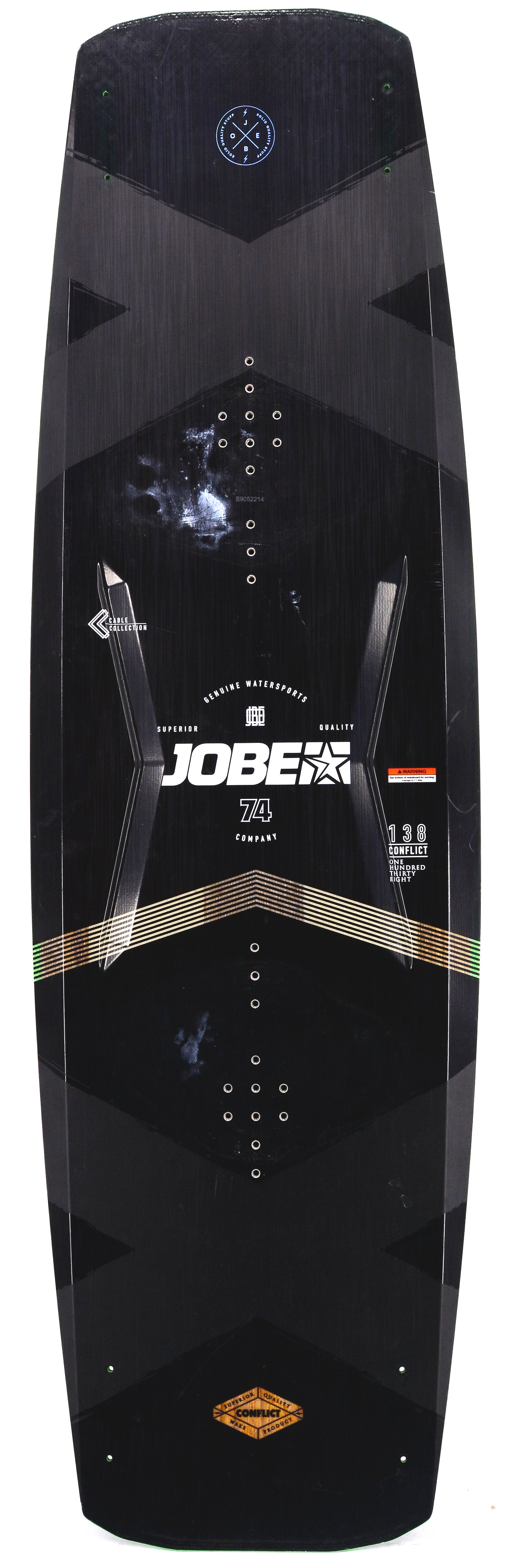 Jobe Conflict Wakeboard 145 cm Boot Cable Board Wakeboard Top Zustand OG16-02