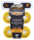 Hyper Inline Wheels Pro 250 Hockey Outdoor 4er oder 8er Set Rollen - 72mm / 82 A yellow