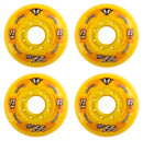 Hyper Inline Wheels Pro 250 Hockey Outdoor 4er oder 8er Set Rollen - 72mm / 82 A yellow