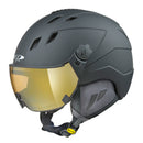 CP Corao + Visierhelm black gold mirror Skihelm Snowboardhelm