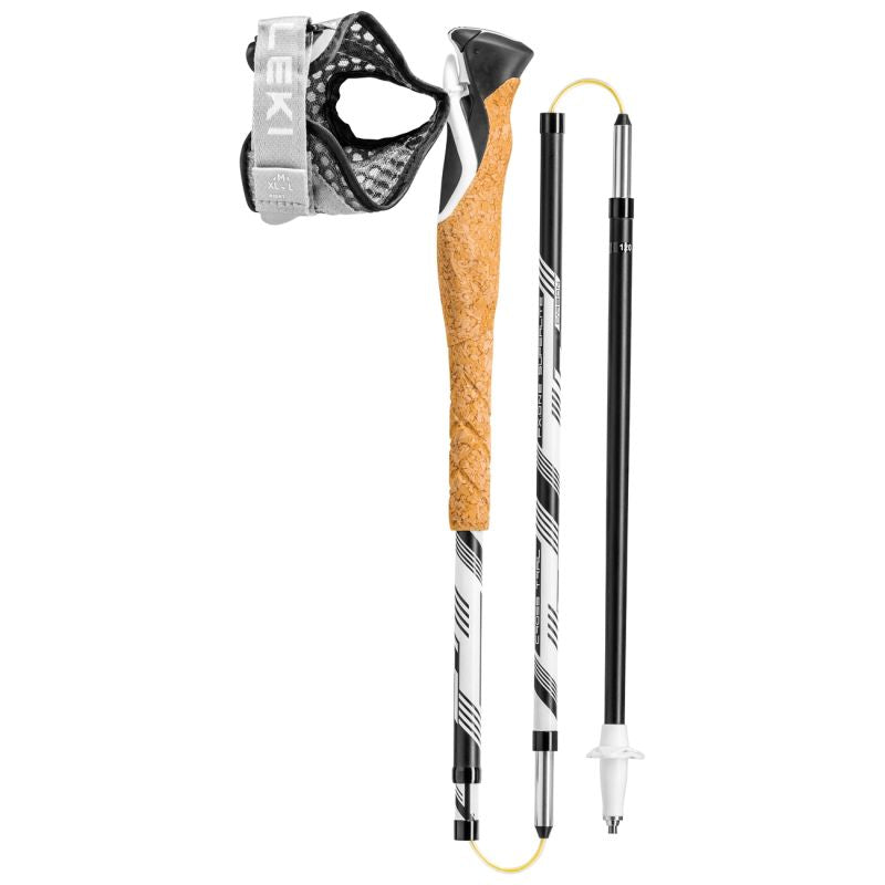Leki Faltstock Cross Traill FX One SuperLite Com white-black 120