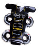 Hyper Wheels Concrete +Grip Performance Outdoor 4er oder 8er Set Rollen - 72mm / 84 A white