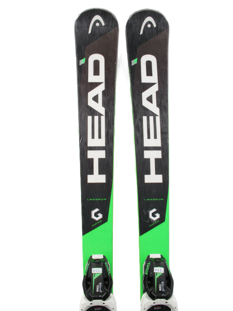 HEAD SUPERSHAPE i-MAGNUM 163cm Ski Set Allmountain Carver aus Verleih Bonn N.11