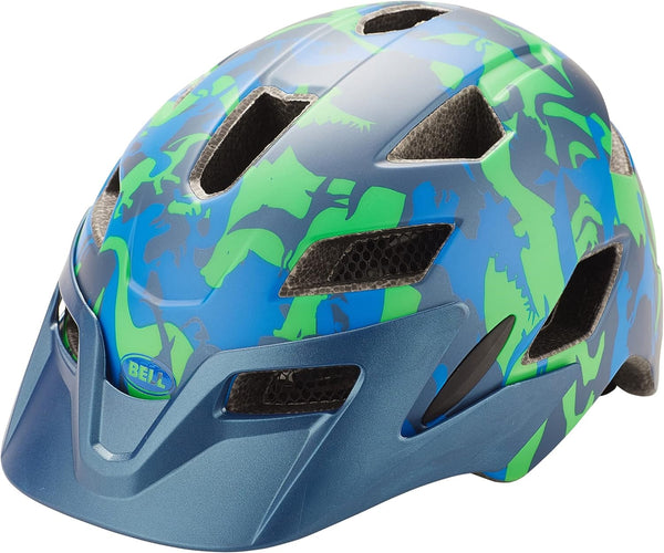 Bell Sidetrack Youth Mips Fahrradhelm Radhelm Bikehelm Schutzhelm Fahrrad Bike Helm Youth matte blue camosaurus Gr. Universal Child (50-57 cm) j23