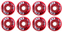 Hyper Inline Wheels Pro 150 Hockey Outdoor 4er oder 8er Set Rollen - 72mm / 83 A red