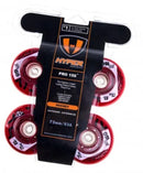 Hyper Inline Wheels Pro 150 Hockey Outdoor 4er oder 8er Set Rollen - 72mm / 83 A red