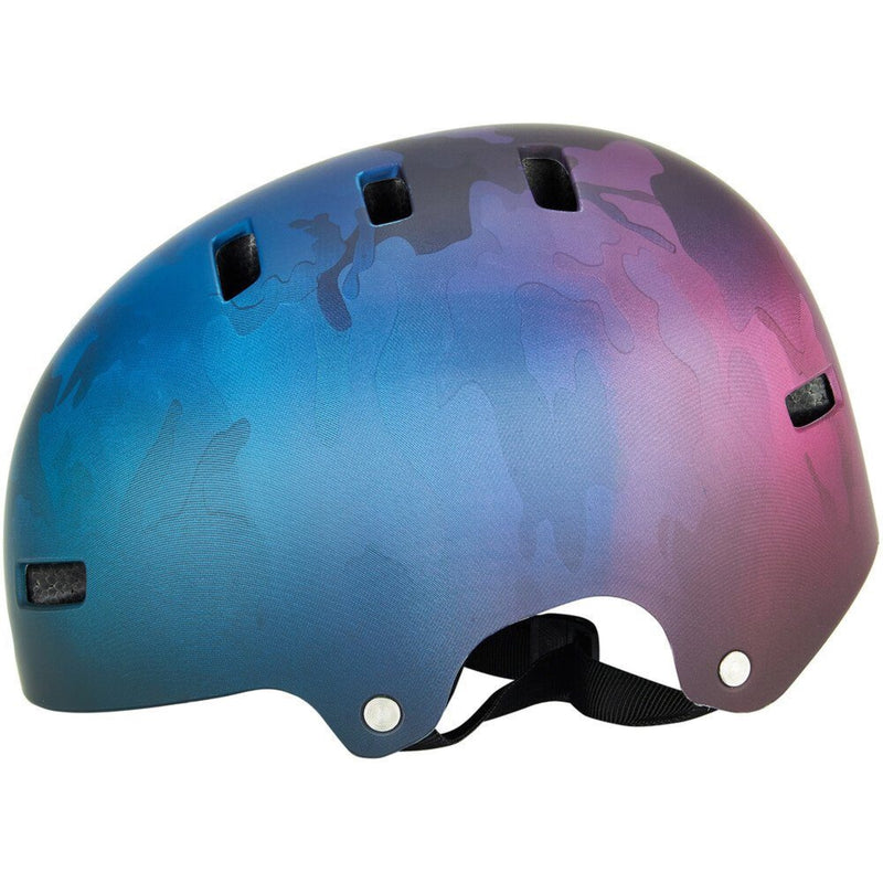 Bell Span Fahrradhelm Radhelm Bikehelm Schutzhelm Fahrrad Bike Helm Kinder matte purple blue camo Gr. S (51-55 cm) j23