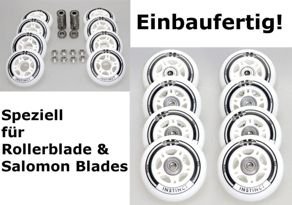 Hyper INSTINCT Rollenset 80mm/82A - ABEC9 + 8mm Spacer