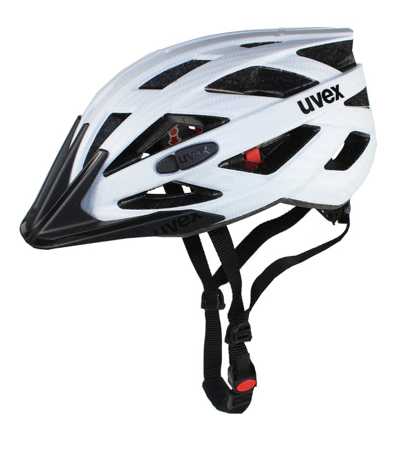 i-vo cc Fahrradhelm white carbon look mat