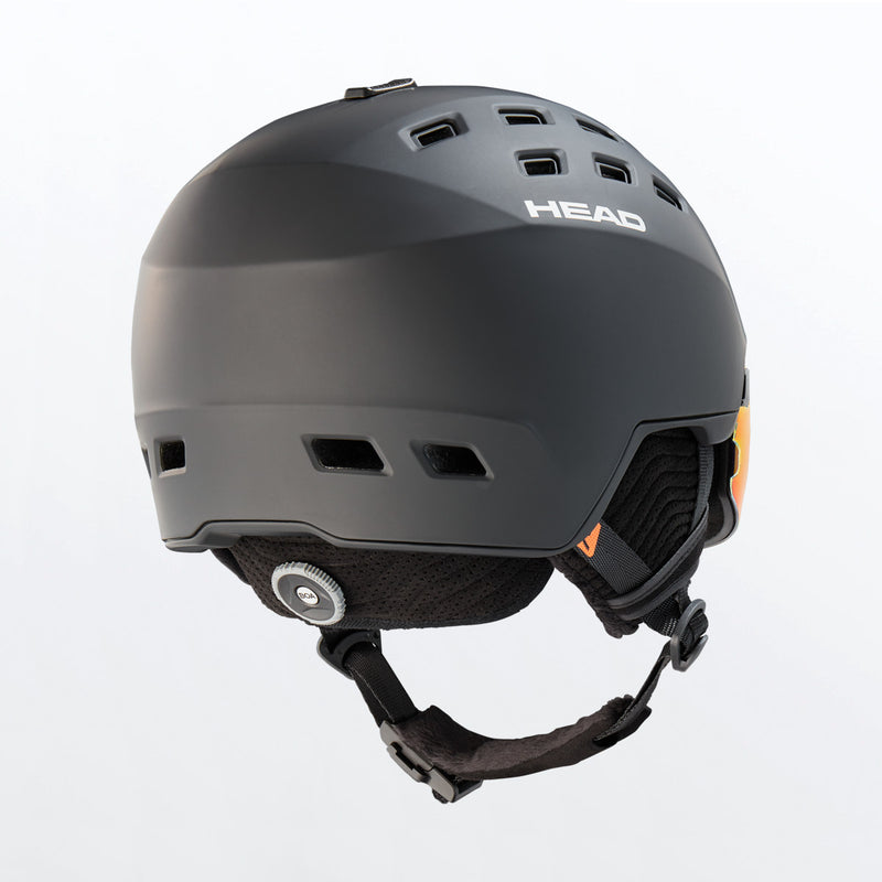 Head RADAR 5K POLA Skihelm + polarisierte Scheiben black Herren