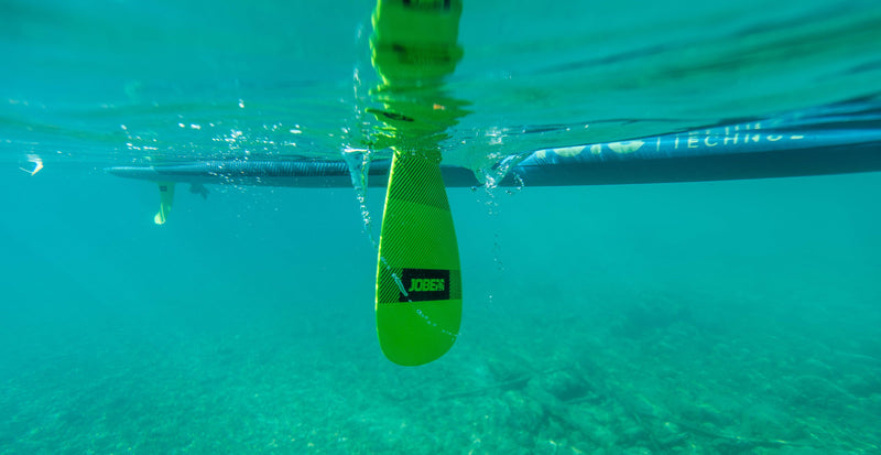 Jobe SUP PADDEL Fiberglass Dreiteilig lime green