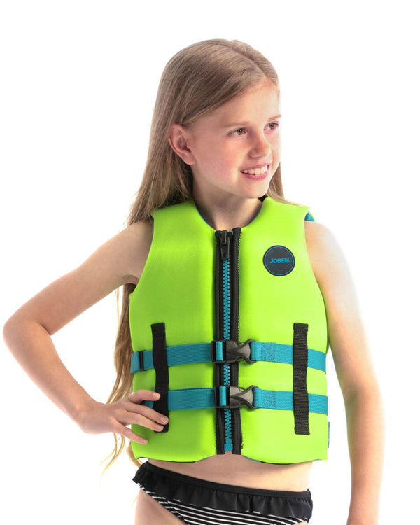 Jobe NEOPRENE LIFE VEST Schwimmweste lime green Kinder