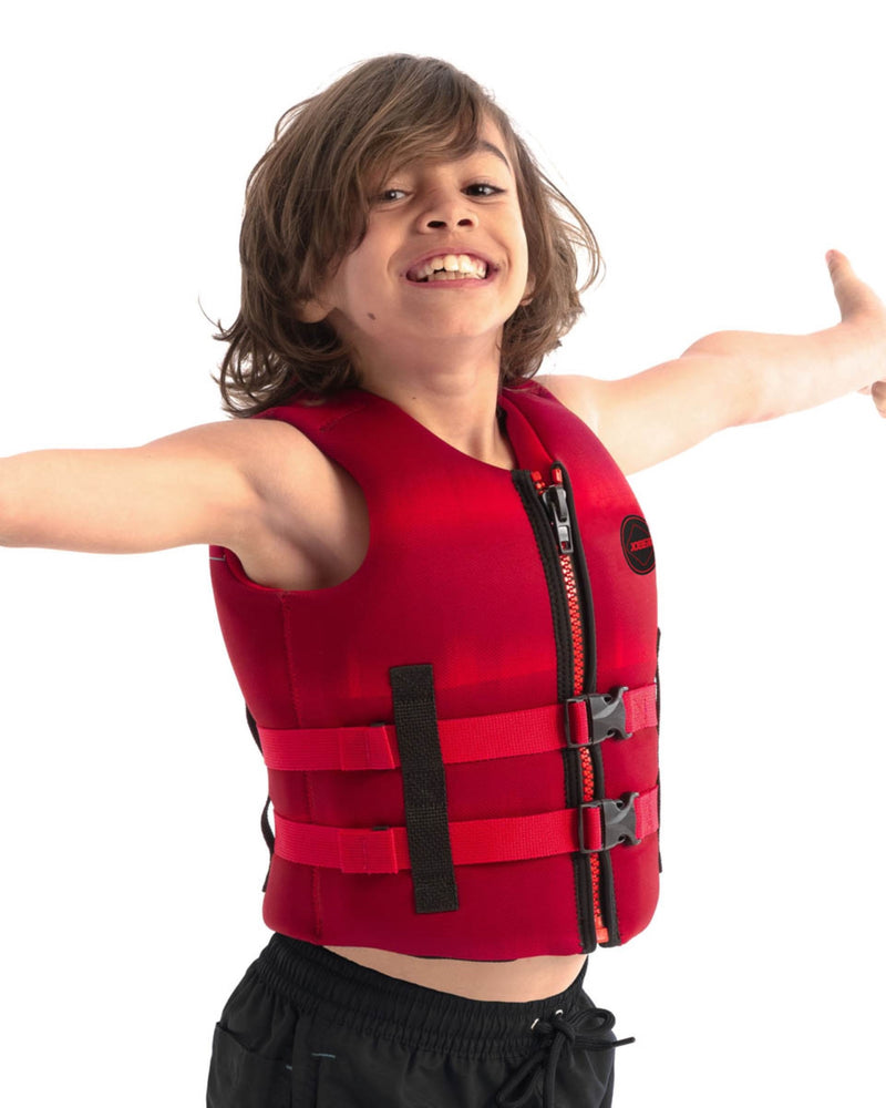Jobe Neopren Red Kinder Schwimmweste Red