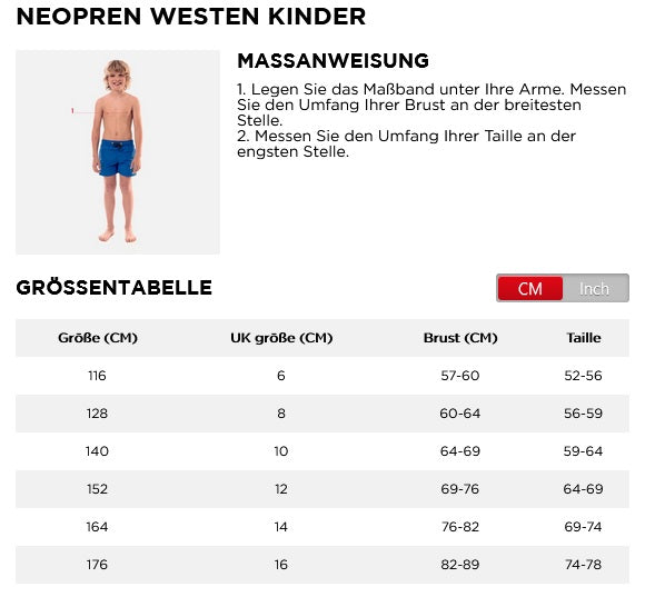 Jobe NEOPRENE Schwimmweste lime green Kinder Weste Vest