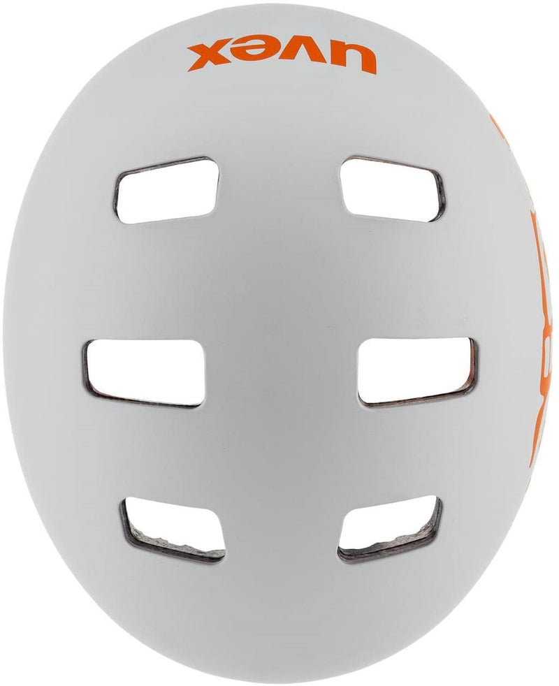 uvex KID 3 CC Dirtbike light grey orange Fahrradhelm Kinder