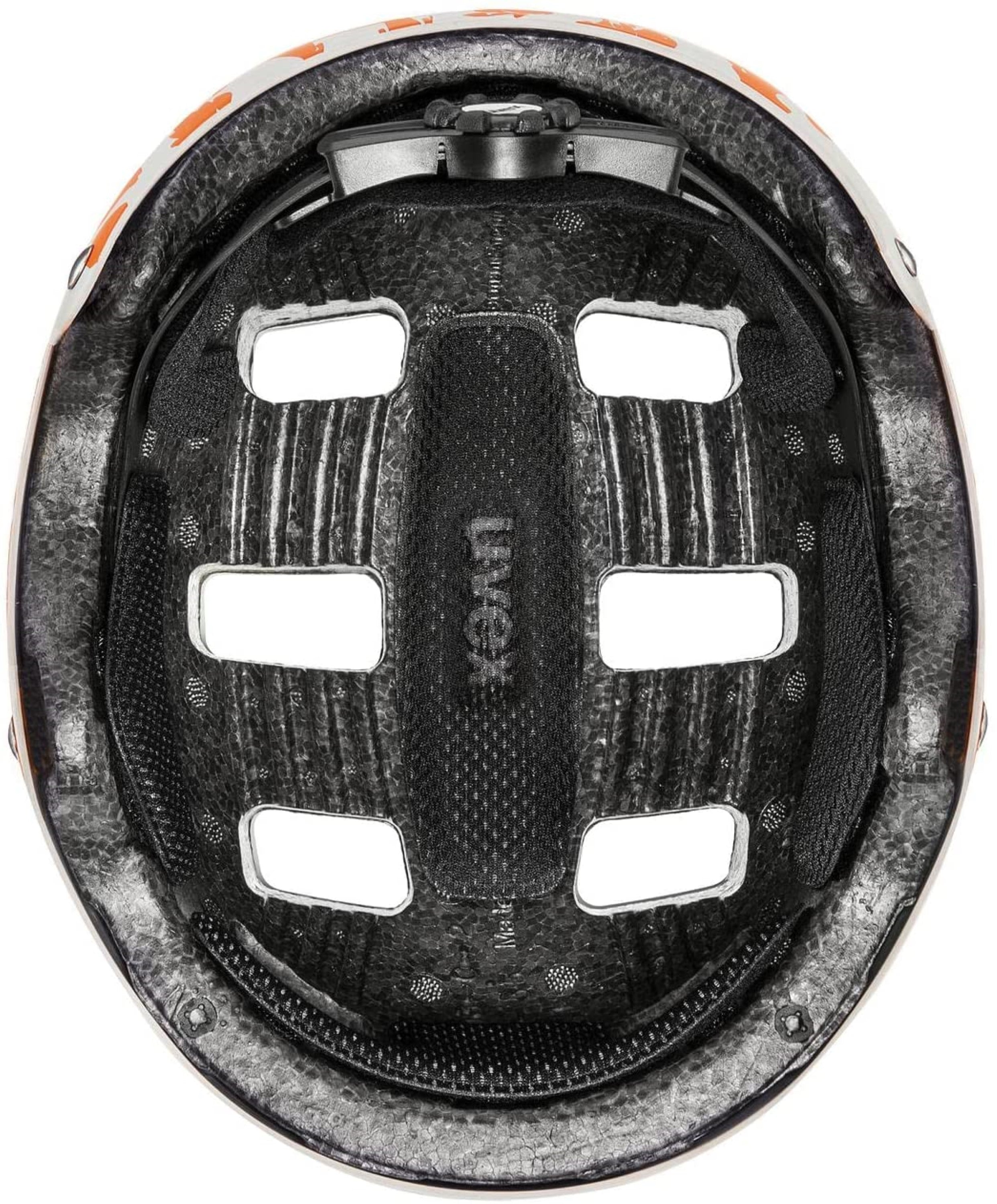 uvex KID 3 CC Dirtbike light grey orange Kinder Fahrradhelm