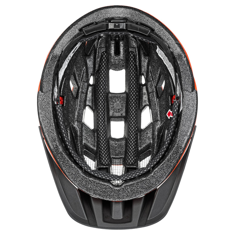 i-vo cc Fahrradhelm carbon look orange mat