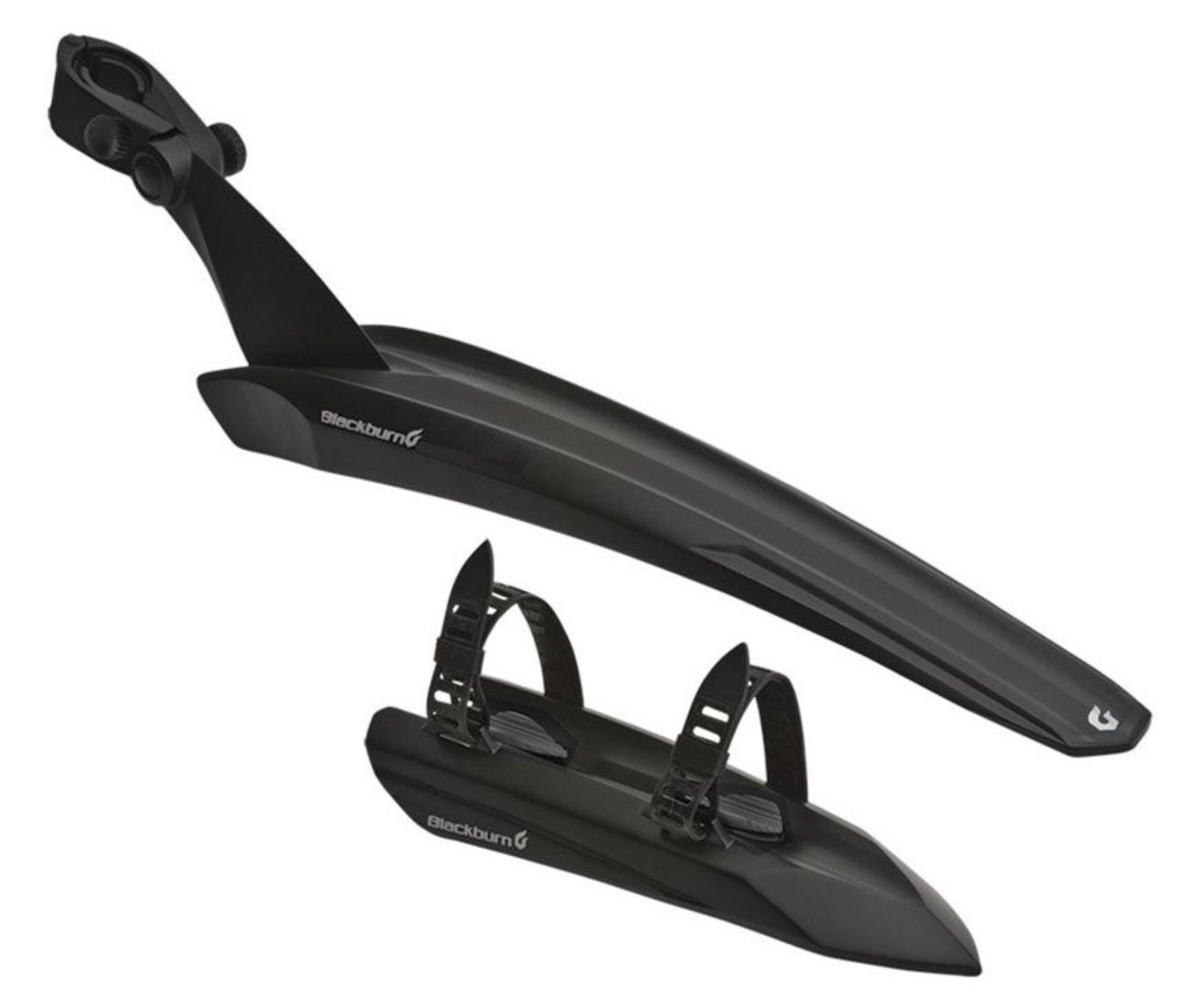 Blackburn Schutzbelch MTB Trekking Bike Fahrrad - Splashboard Rear and Front Fender Combo Schutzbleche Set Schutzblechsatz