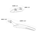 Blackburn Schutzbelch MTB Trekking Bike Fahrrad - Splashboard Rear and Front Fender Combo Schutzbleche Set Schutzblechsatz