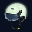 CP Carachillo Urban Fahrradhelm mit Visier (clear) - Radhelm Bikehelm Schutzhelm Fahrrad Bike Helm Unisex magic j23