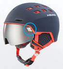 HEAD Radar / Rachel Lens Clip - Ersatzclip für Helmvisier grey, black oder white Skihelme Helmet Helm Ersatzsteil Winter j23