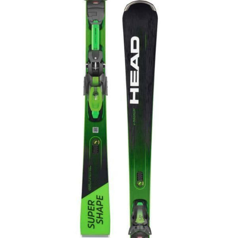 Head Supershape e-Magnum Ski + Bindung PRD 12 GW Superflex Herren neon green black j23