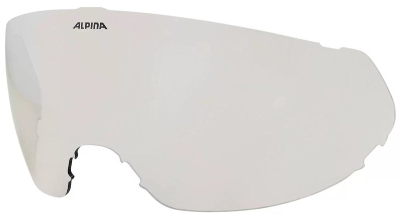 Alpina Alto Visor V (Varioflex) Visier für Alto Ski- oder Snowboarvisierhelm Visierhelm Ski Snowboard Wintersport silver j24