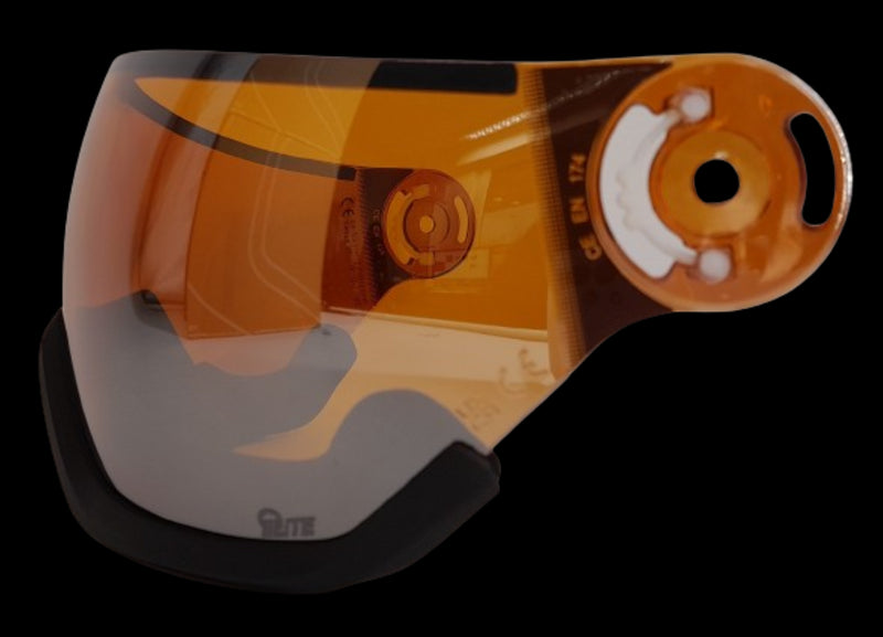 Alpina Alto Visor Q-Lite (Quattroflex Lite) Visier für Alto Ski- oder Snowboarvisierhelm Visierhelm Ski Snowboard Wintersport blue j24