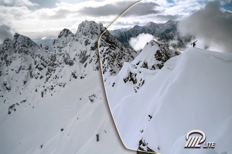 Alpina ALTO VISOR Q-Lite (Quattroflex Lite) für Alto Ski- oder Snowboarvisierhelm gold
