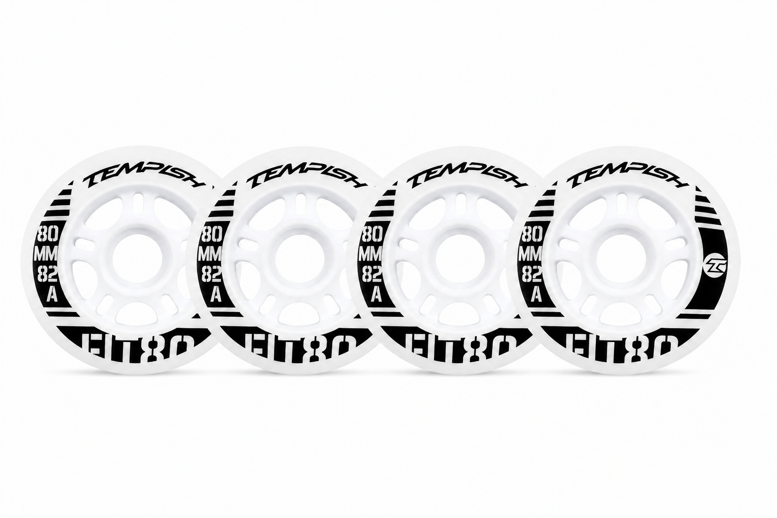 Tempish FIT 80 Inlinerollen 80mm 82A 4er/8er Set Fitness Inline Skates