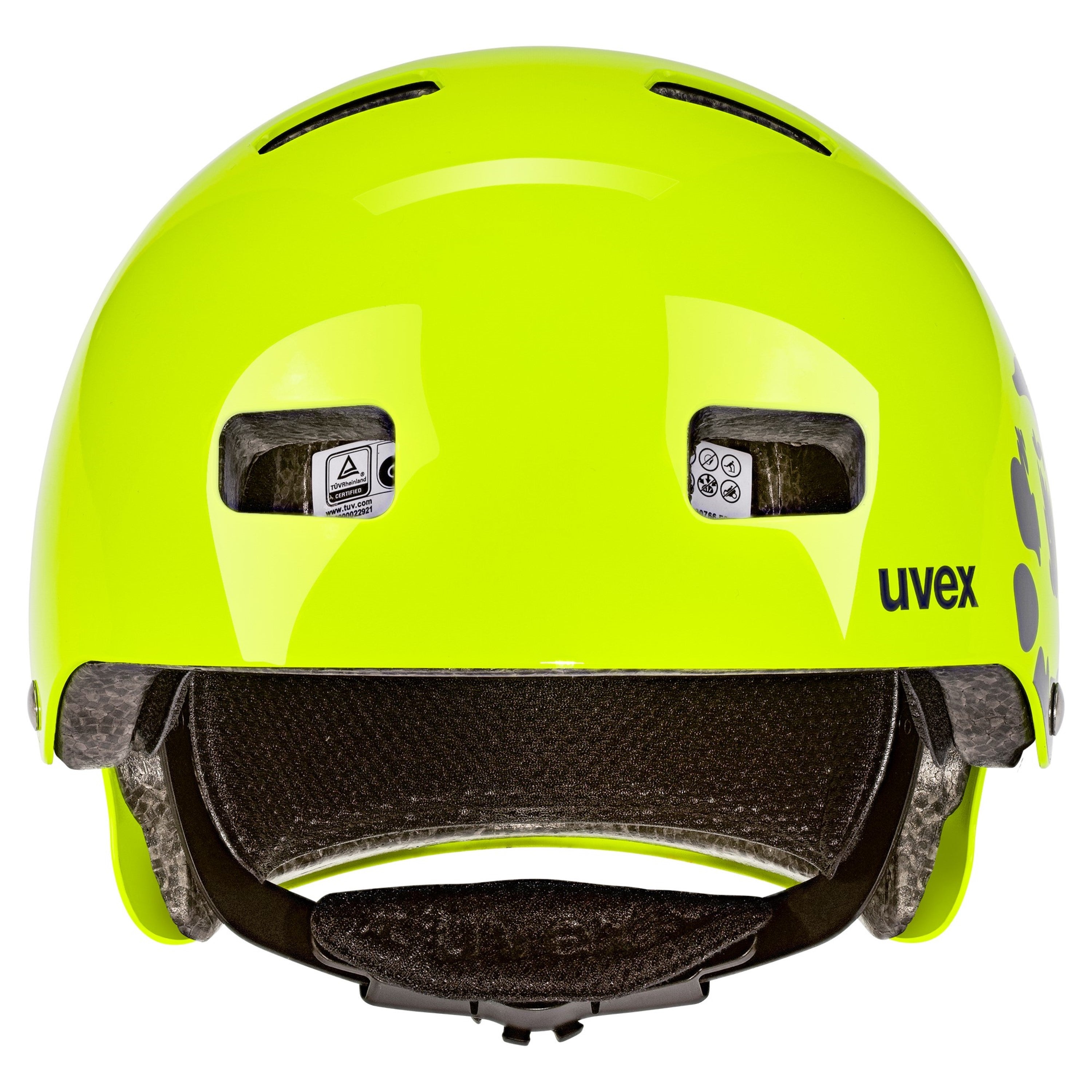 Kid 3 dirtbike neon yellow Kinder Fahrradhelm